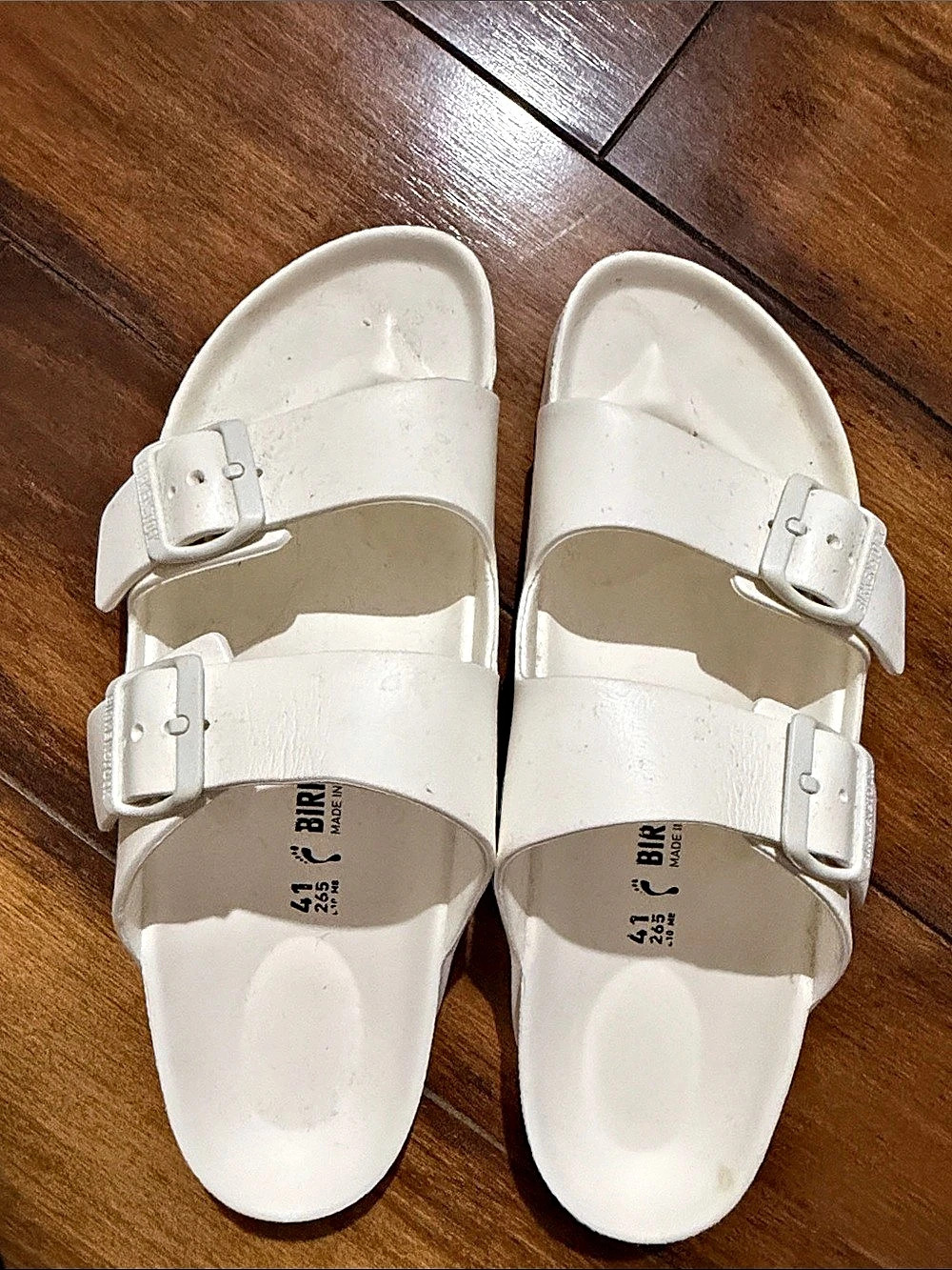 Birkenstock Arizona EVA White Sandals US 10